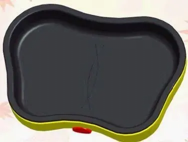 Aluminum Electric Non Stick Mini Egg Crepe Maker Pancake Maker Black Custom Red White Blue Auto Box Power Style Time Warm Plate