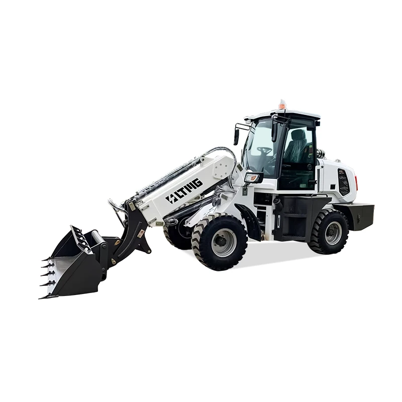 2024 New Model Popular Telehandler Loader 1ton 1.5ton 2ton Telescopic with 4WD