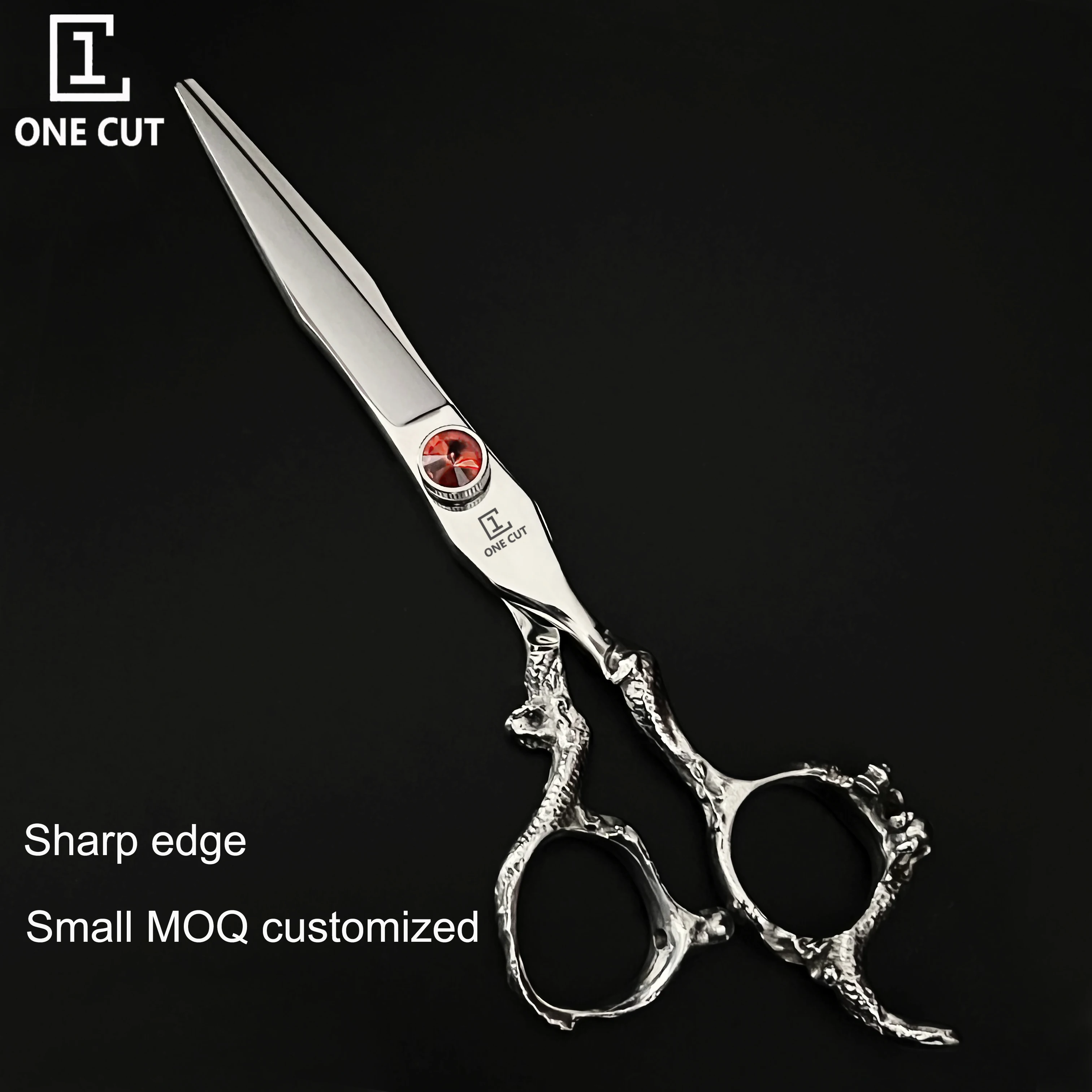 440C Steel High Feedback Dragon Scissors 6 Inch Professional Scissors Hair Barber Scissors