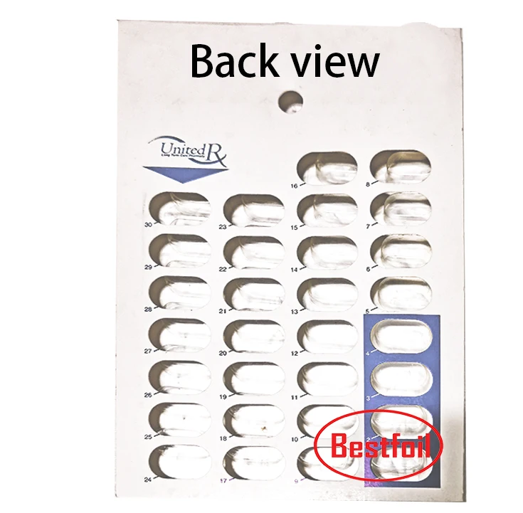 Aluminum Pharmaceutical packing blister alu foil with sealing with PVC cold forming alu alu foil  for pills box packages