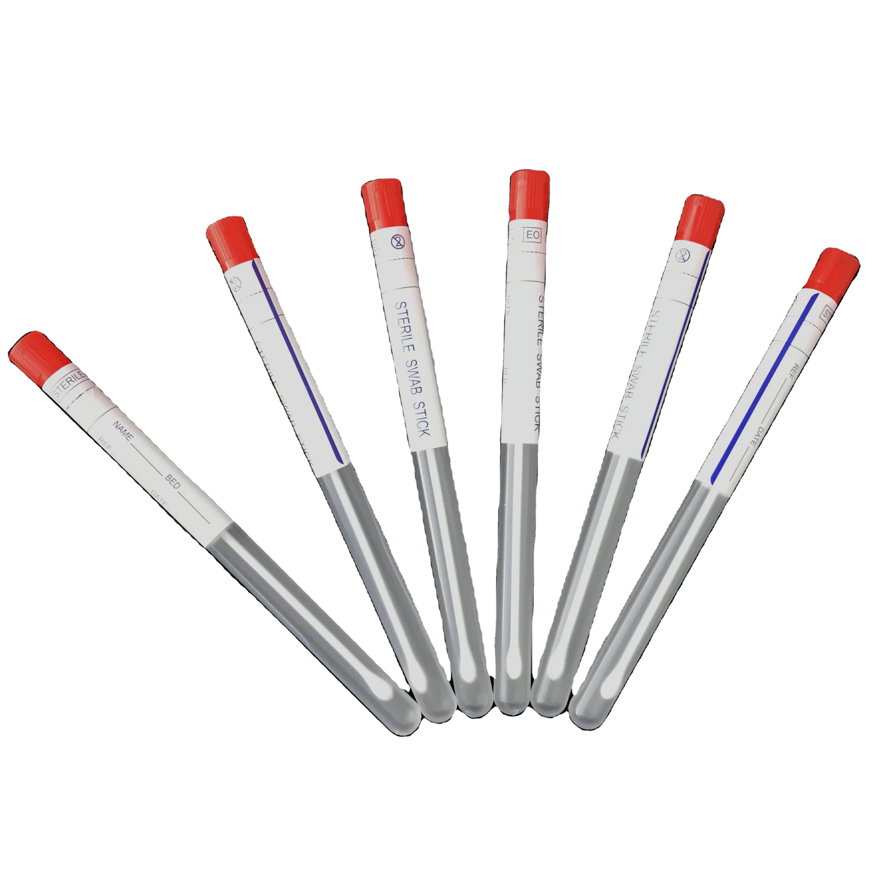 Hot Selling Wholesale Puncture Instrument Sampling Sterile Transport Cotton Swab With Medium Tube