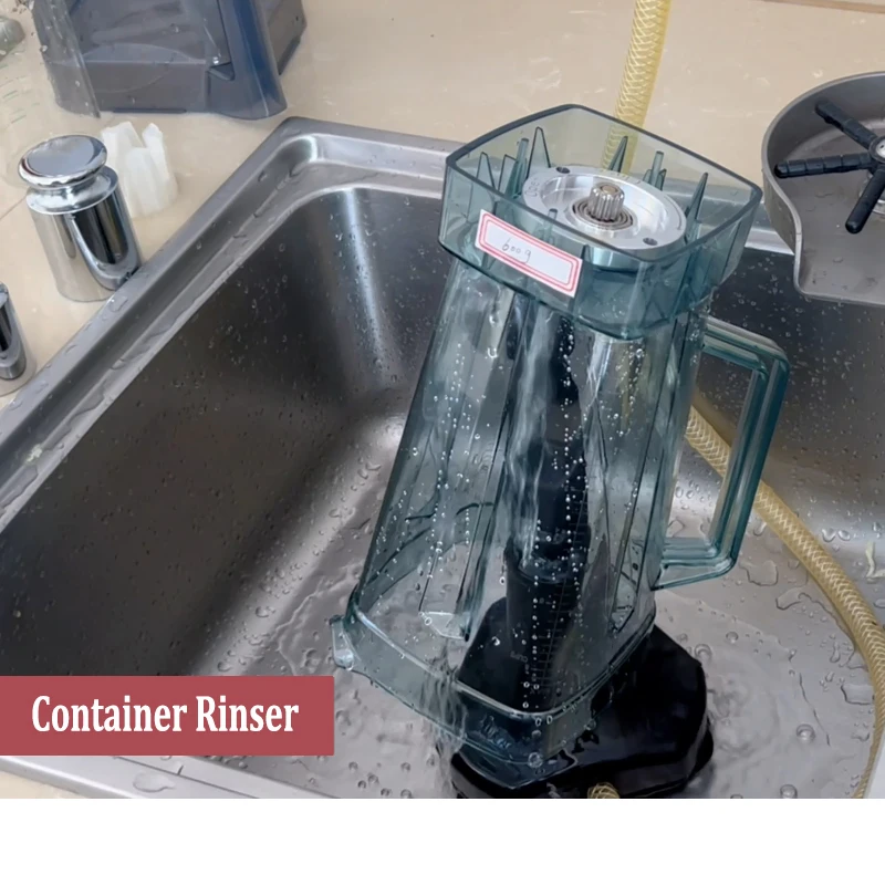 Portable Glass Blender Cleaning Rinser Red Wine Cup Juicer Container Washer for Bar Coffee Restaurant Kitchen