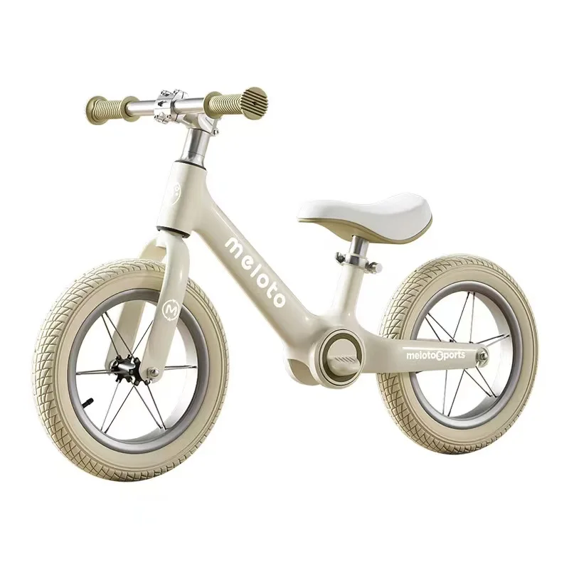Wholesale Aluminium Frame Non Pedal Kids Children Balance Bike With PU Seat Soft