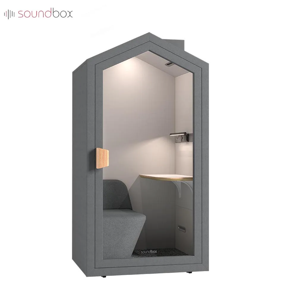 Sound booth recording studio office space meeting room pods privacy calling phone booths