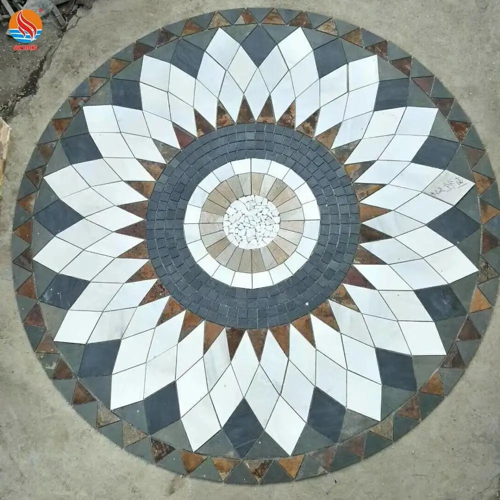 Natural Slate Mosaic Pattern for Outdoor Flooring Decorative