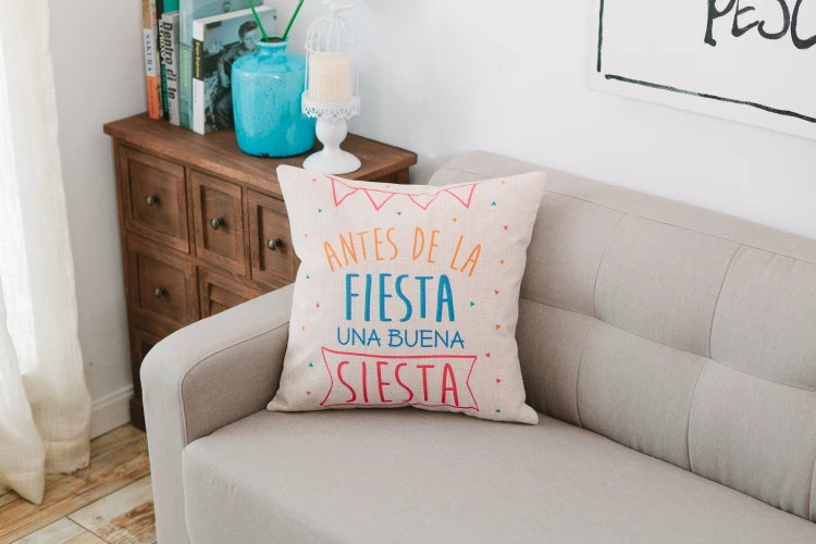 Soft customized digital printing color square 45x45cm pillow cushion for sofa bedroom