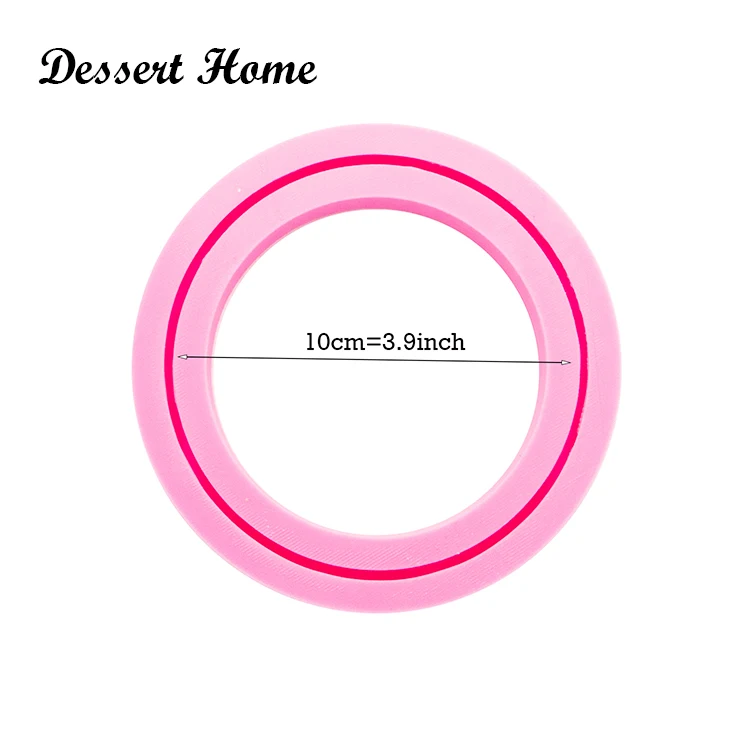 DY0160 3.1/3.54/3.9/4.7 inch bracelet keychain molds for keychains DIY epoxy model resin mold wristband silicone rubber