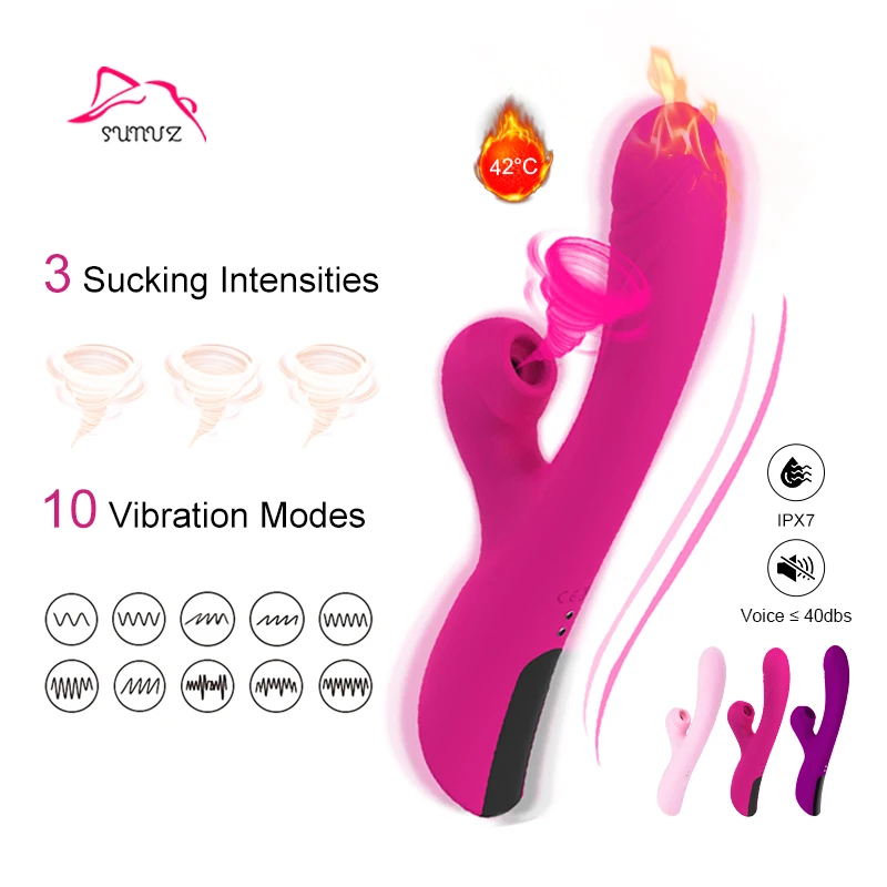 OEM Sexual Clitoral Sucking Vibrating Dildo Female Sex Toy G Spot Clit Sucking Vibrator Rabbit Female Dildo Vibrator For Women