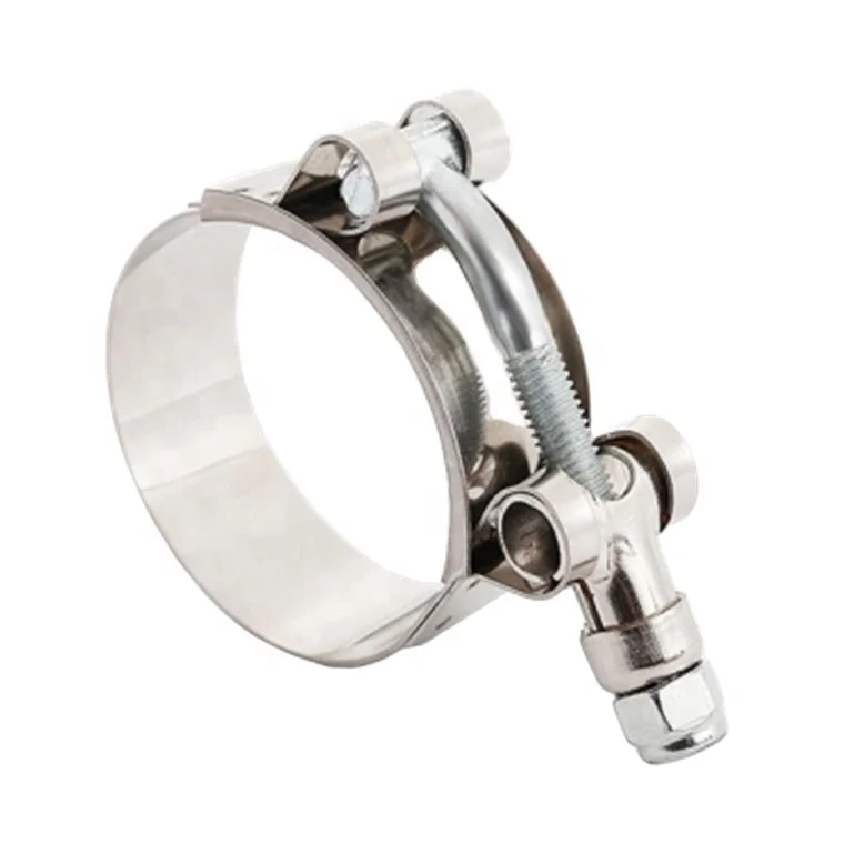 High quality constant tension spring loaded T bolt automotive stainless steel hose clamp