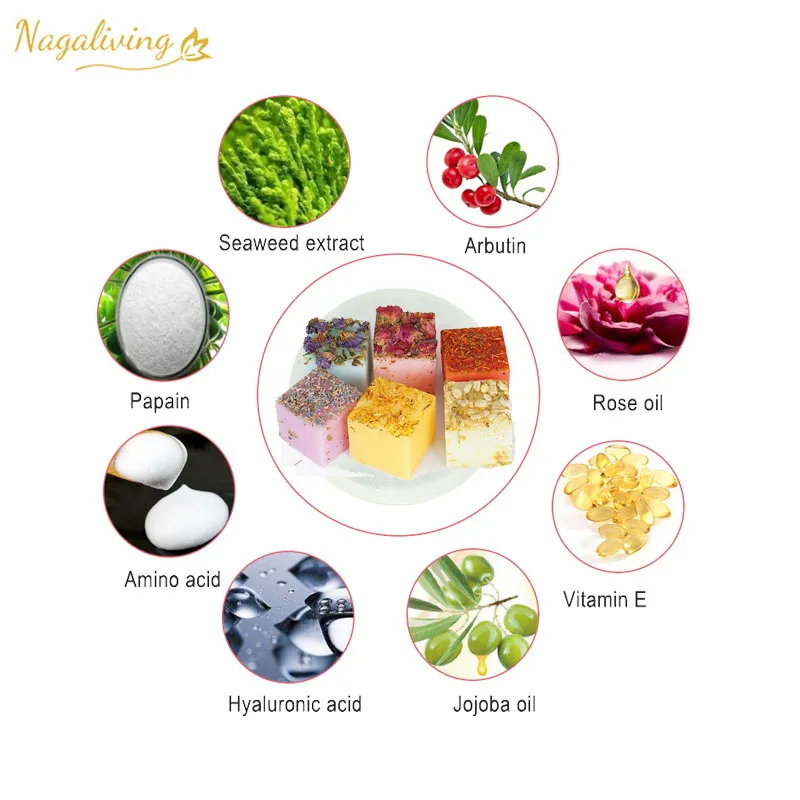 Собственная марка, натуральное оливковое масло Cbd, мыло ручной работы для ванны, ароматизированное сухое цветочное мыло с розами и лепестками цветов для отбеливания кожи