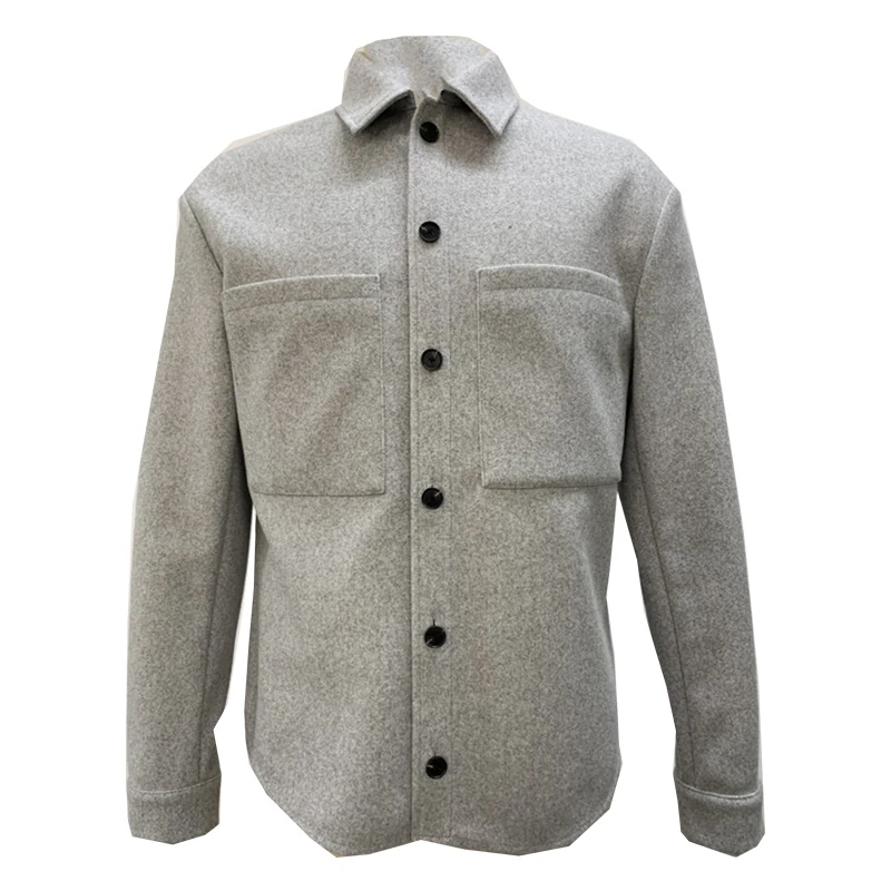 Дизайнерские рубашки для мужчин на заказ 2021, Тренч, вязаная рубашка из искусственного кашемира, пальто, Мужская Бежевая куртка