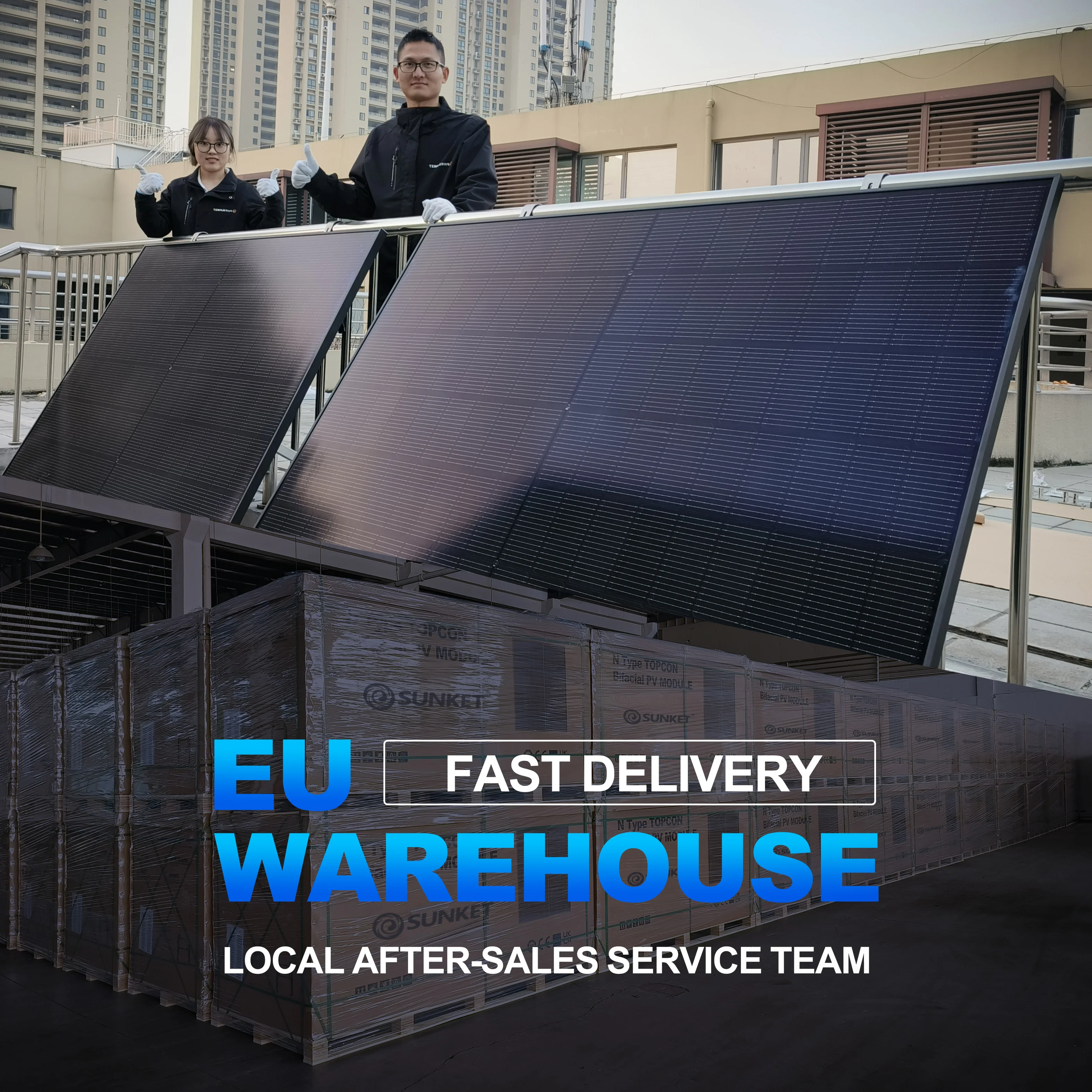 Flexible mounting solar structure monocrystalline 860W panneau solaire residential on grid EU balcony system micro inverter