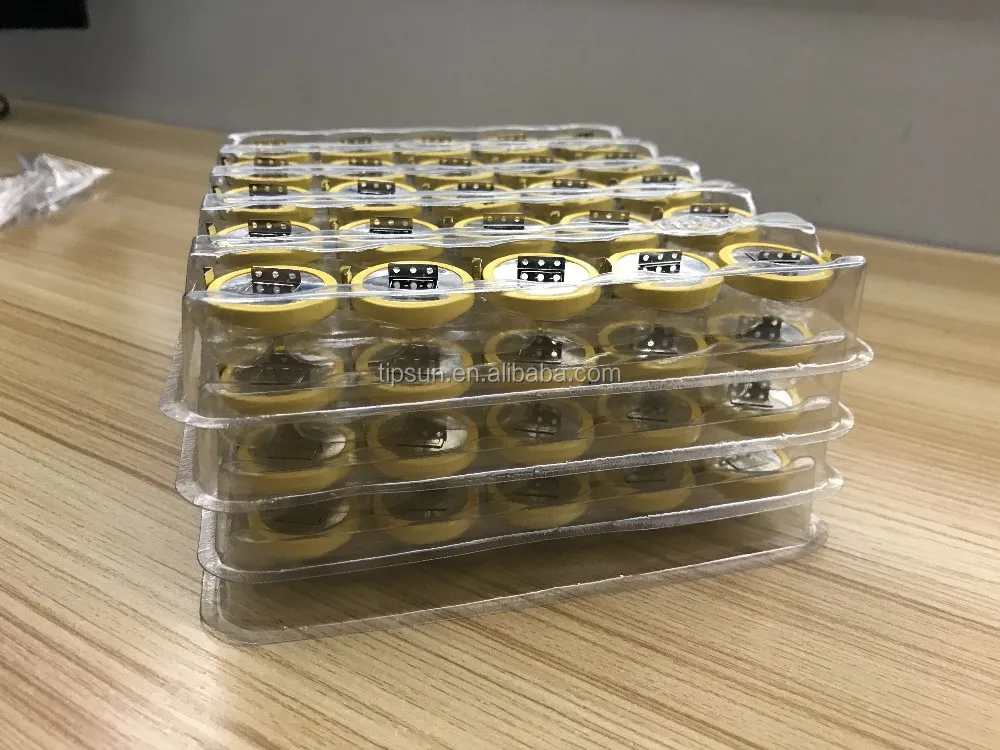 Customize Lithium Button Battery CR2450 GZ24 with Solder Tabs/Pins