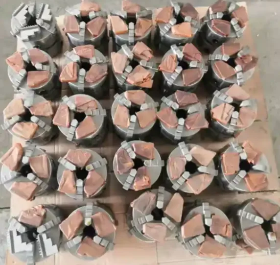 Wood Lathe Chuck Self-centering Steel Manual Powered Adjustable Structure for Wood 3 Jaw 6.5 Inch 167mm 3 Kiefer Futter K11-160