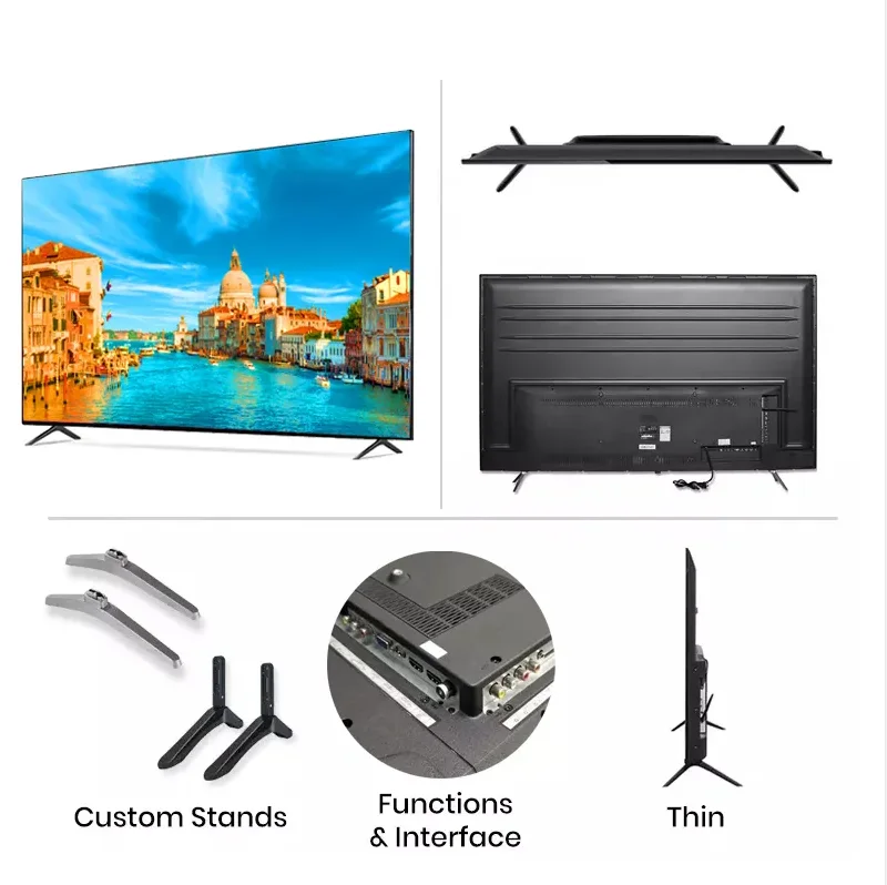 Guangzhou Verified Suppliers bulk wholesale uhd flat screen TV  50 inches lcd led smart android tv