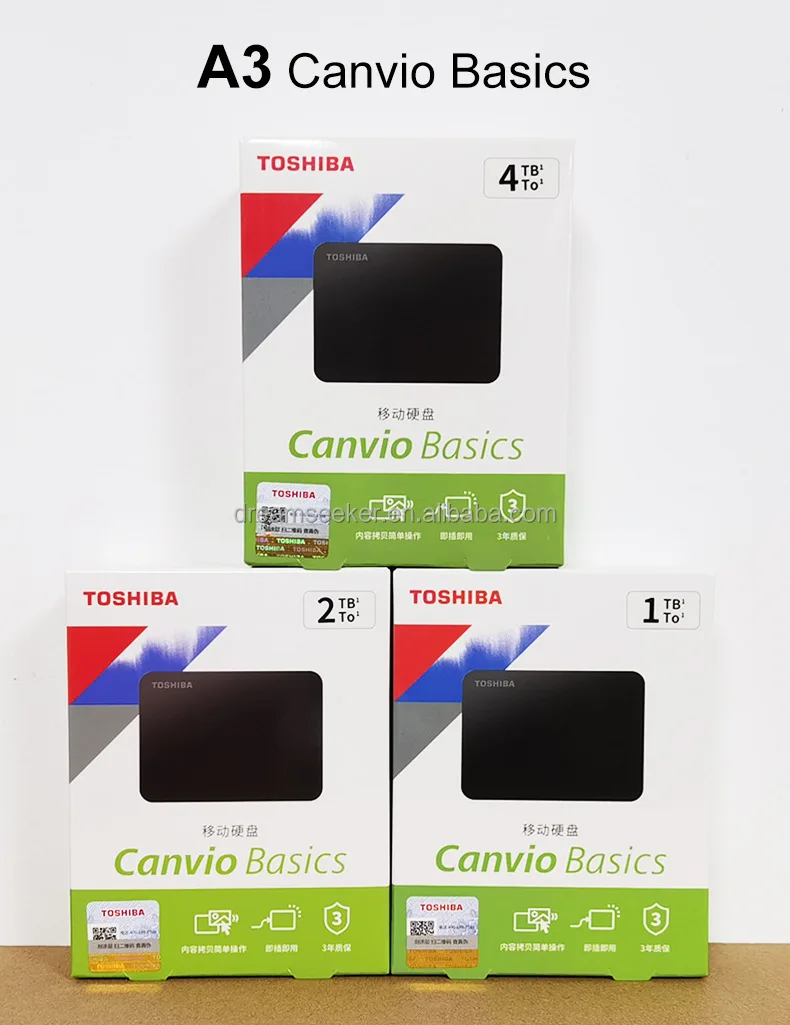 Внешний жесткий диск Toshiba 2 5 дюйма USB 3 0 1 ТБ/2 ТБ/4