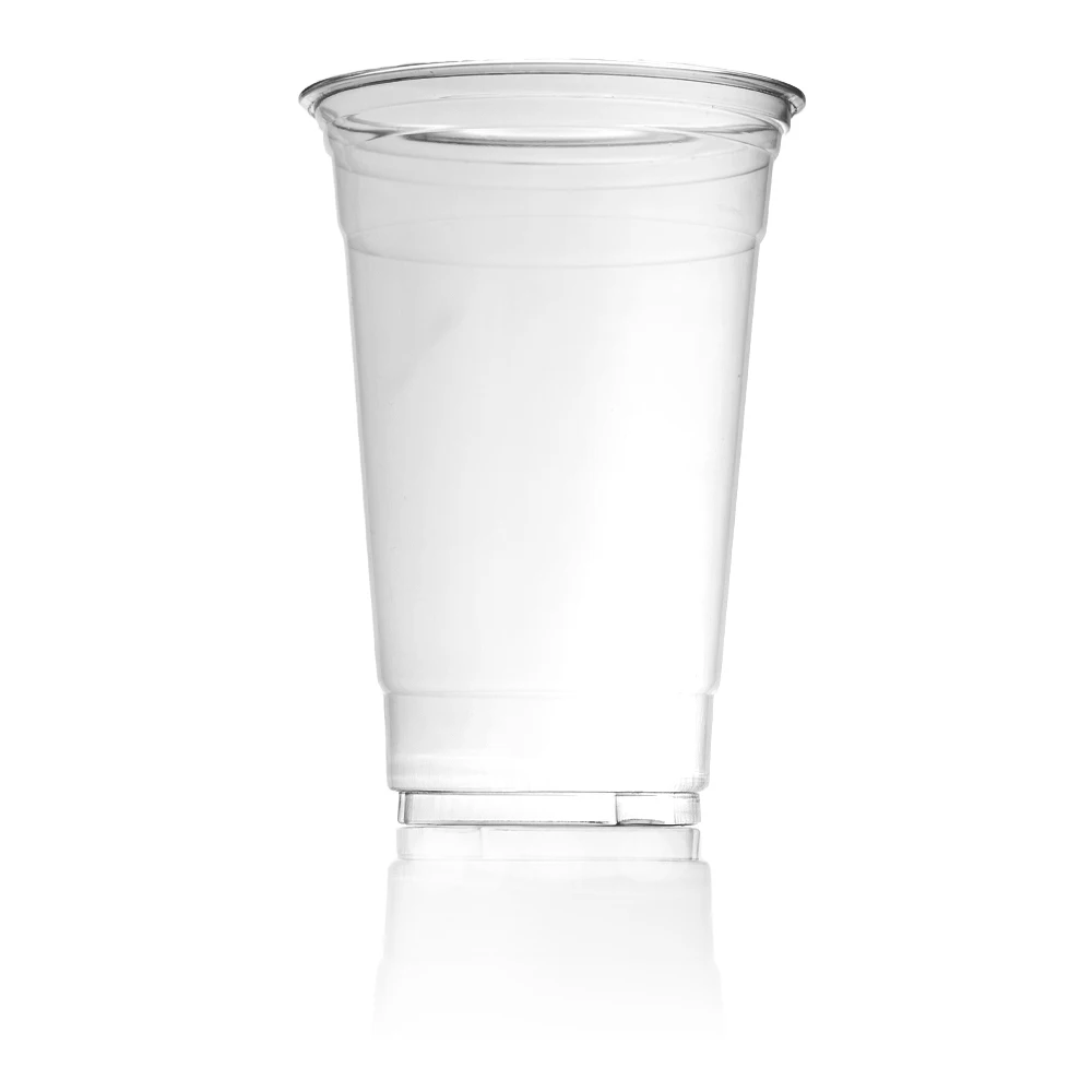 9/12/16 oz transparent PLA/PET/PP material disposable food grade plastic cup