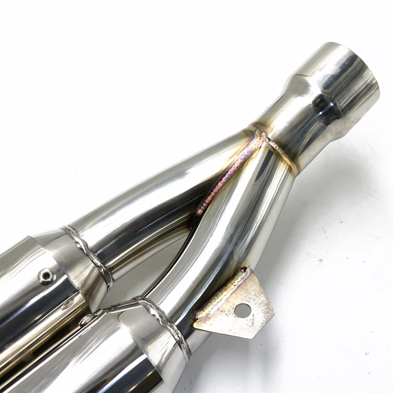Escape Moto Muffler exhaust pipe 51mm stainless steel for Ducati V4 Yamaha R15 GSRX k7 600 Z400 YZF-R125 exhaust