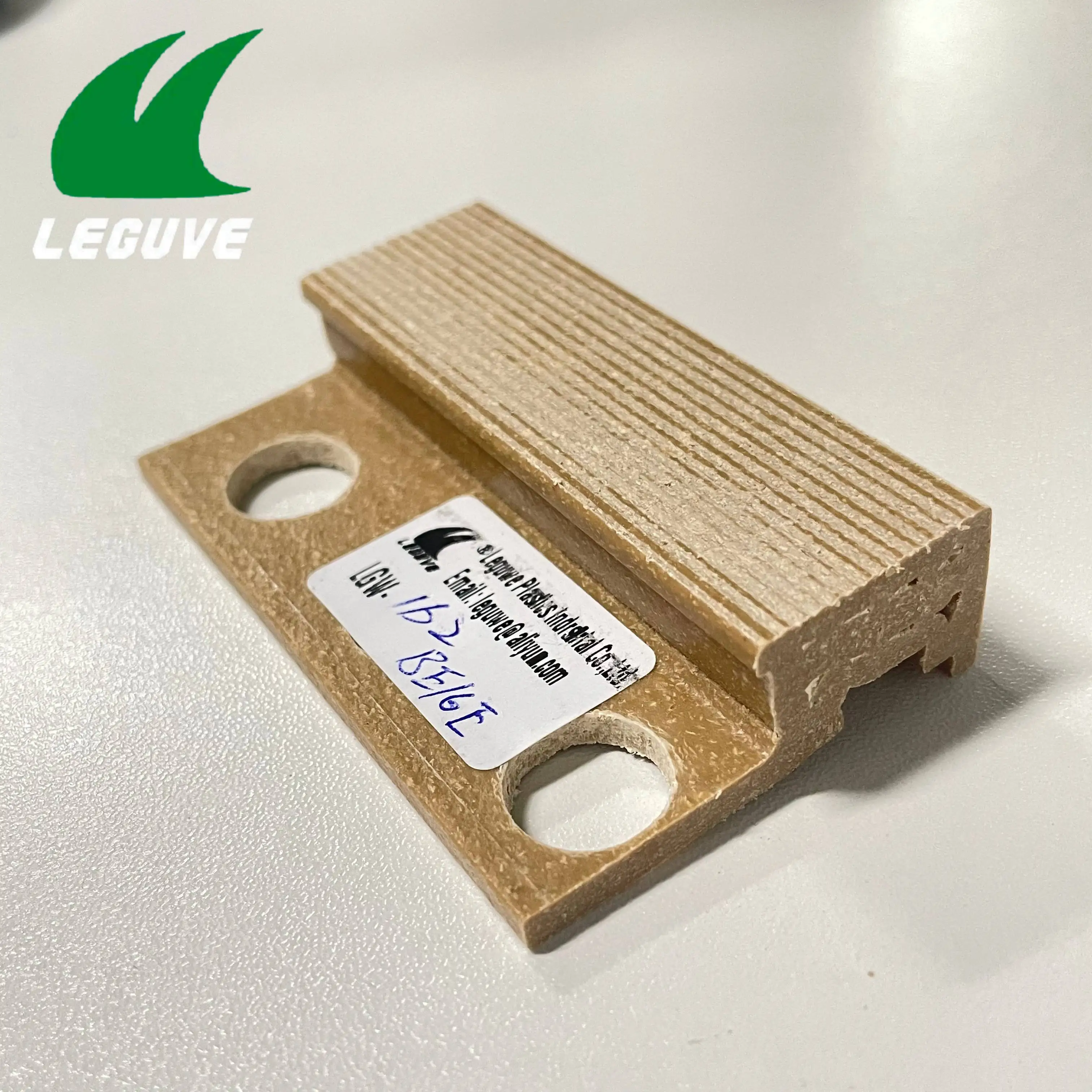 Leguwe High-Quality WPC Stair Nosing for Durable Composite Stair Profile Solutions