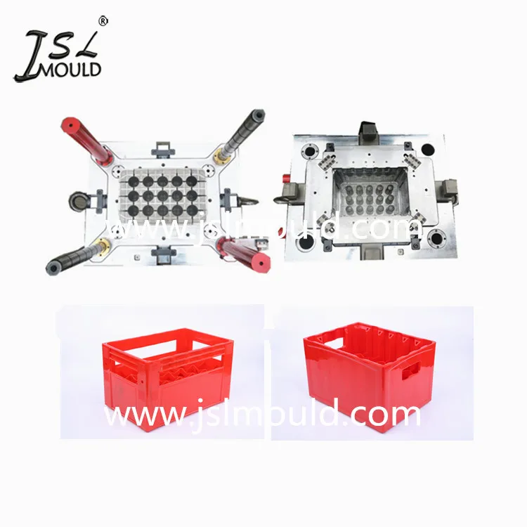Quality Taizhou JSL Mould Factory Plastic Injection Bottles Beer Crate Mold
