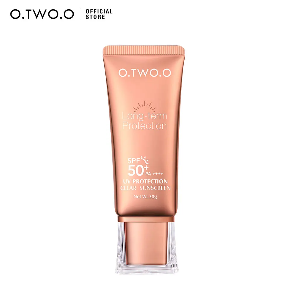 O.TWO.O Natural Whitening Sunblock Anti- UVA/UVB Sun Screen Cream SPF 50 Long-lasting Sunscreen Cream