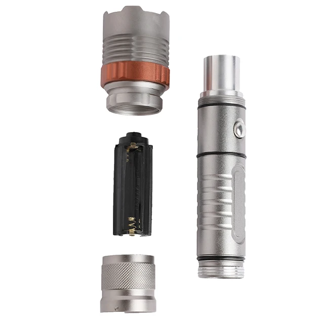 Lotus hammer High Lumens Rechargeable Multi-purpose Self-defense Portable Telescopic Zoomable Handybrite Led Flashlight