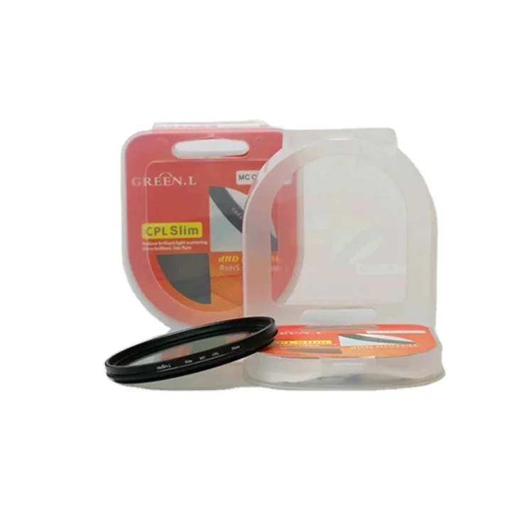 Зеленый. L Penflex series 37-49 мм тонкий фильтр для объектива камеры cpl