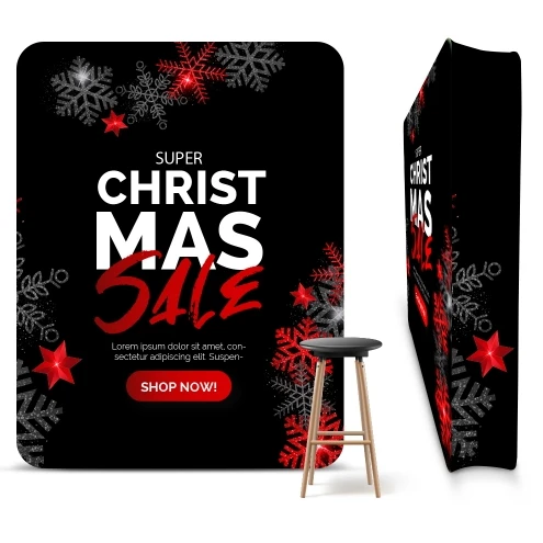 Straight Stretch Aluminum Frames Tension Fabric Backdrop Wall Display exhibition display