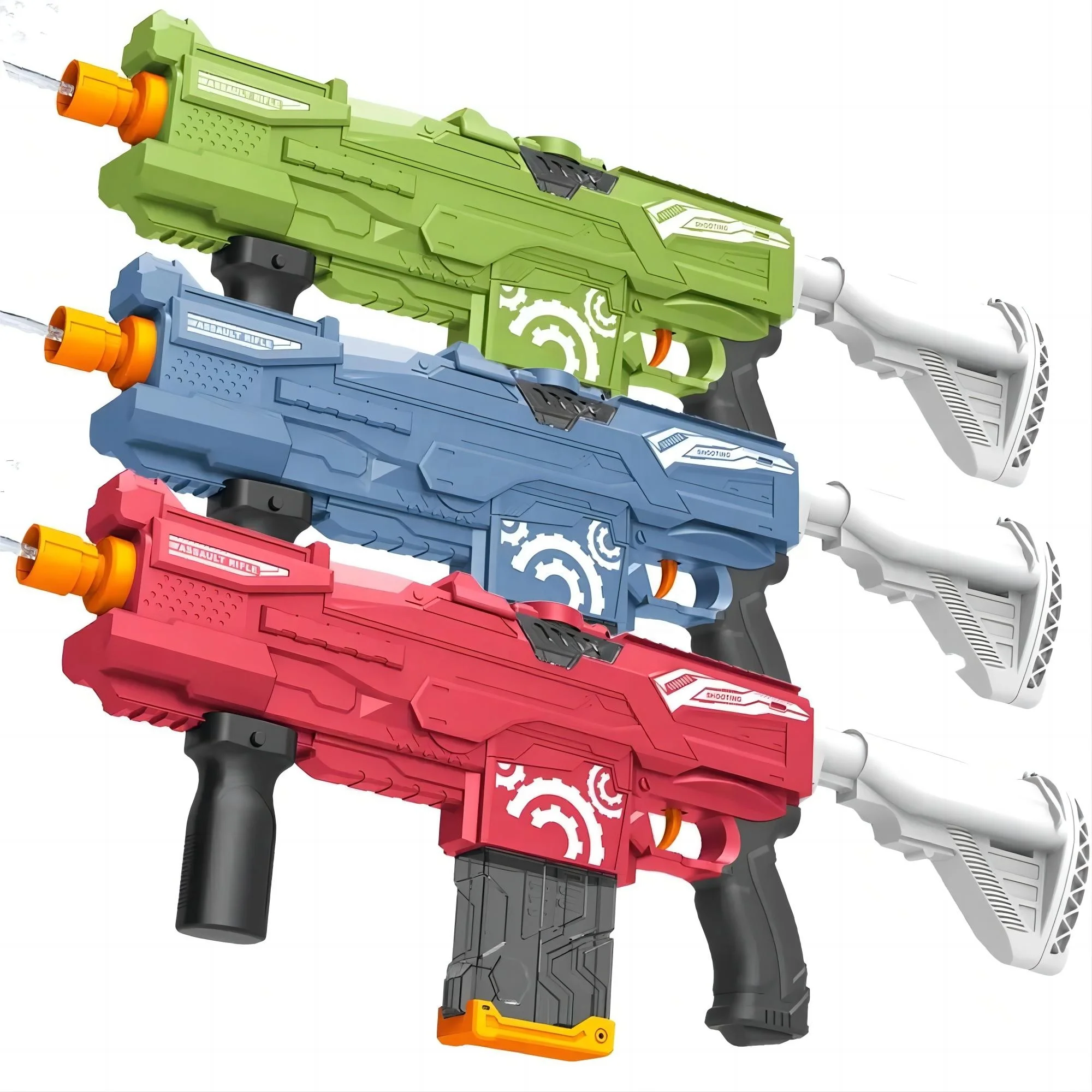 Summer Water Shooting Automatic Pumping Water Gun Electric Big Water Gun