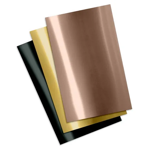 PVD Color Stainless Steel Sheet 201 304 304L Golden Stainless Steel Sheet