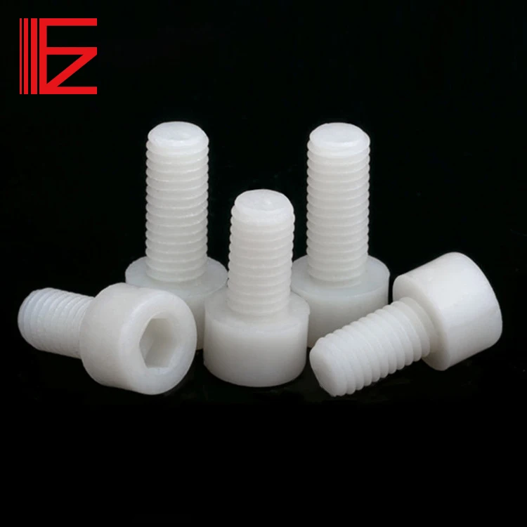 Hex SOCKET ROUND HEAD SCREW Natural color/black NYLON 66 HEX SOCKET screw Insulation screw