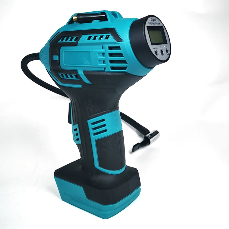 Mini Rechargeable Air Pump Tire Inflator Portable Cordless Compressor Digital Car Tyre Pump for Car Bicycle makita battery