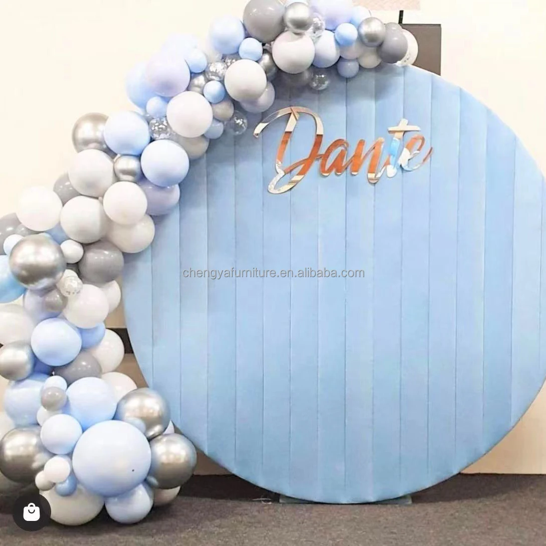 Luxury wedding decoration backdrop stand round for sale
