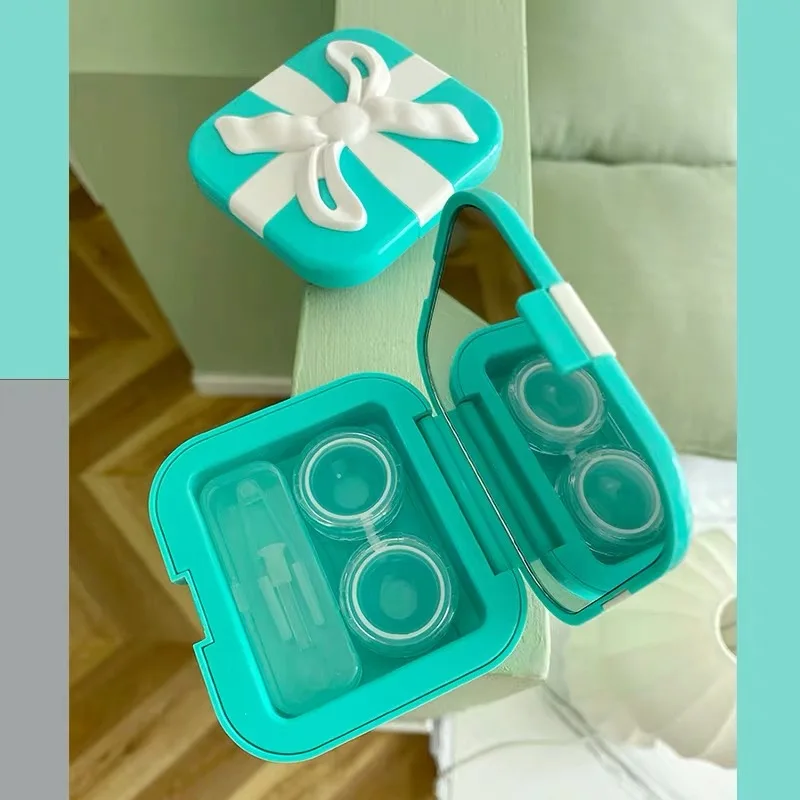 
Plastic Companion box unique soft tip tweezer stick contact lens cases made in China 