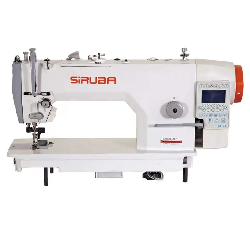 new Siruba DL7300 DIRECT DRIVE FLAT BED SINGLE NEEDLE SEWING MACHINE WITH THREAD TRIMMER