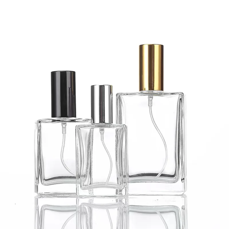 30ml 50ml 100ml High quality luxury bottle perfume glass with magnetic perfume cap and manual gift box