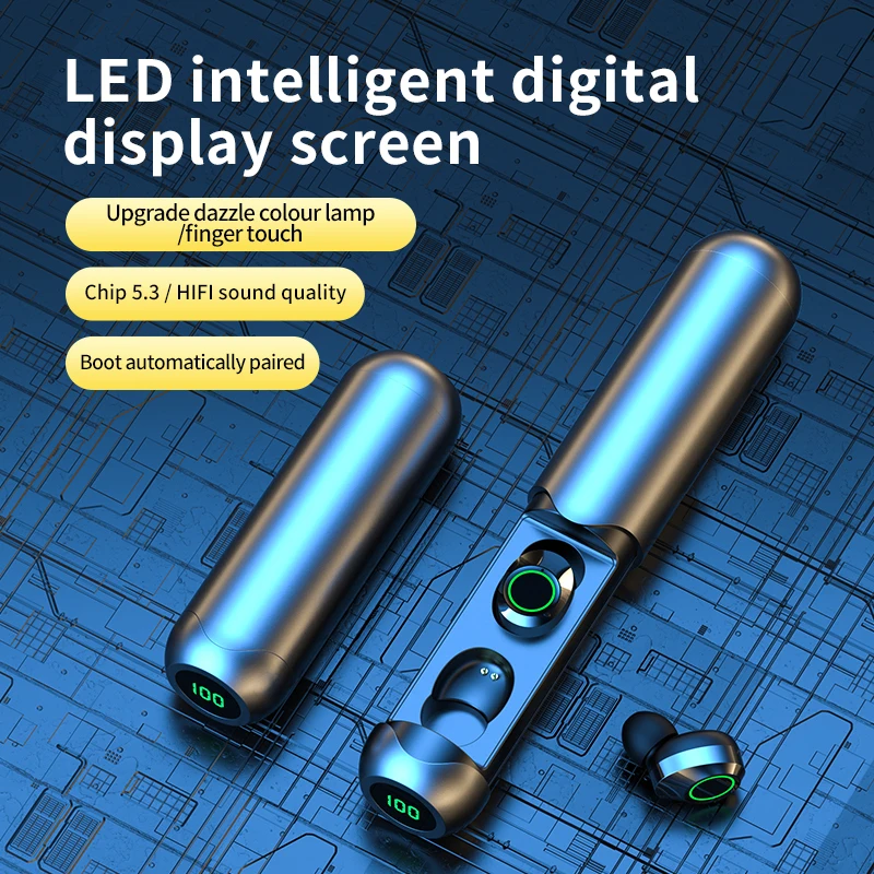 BQ40 headset private model long life HIFI earplug BT5.3 wireless headset sound insulation factory wholesale