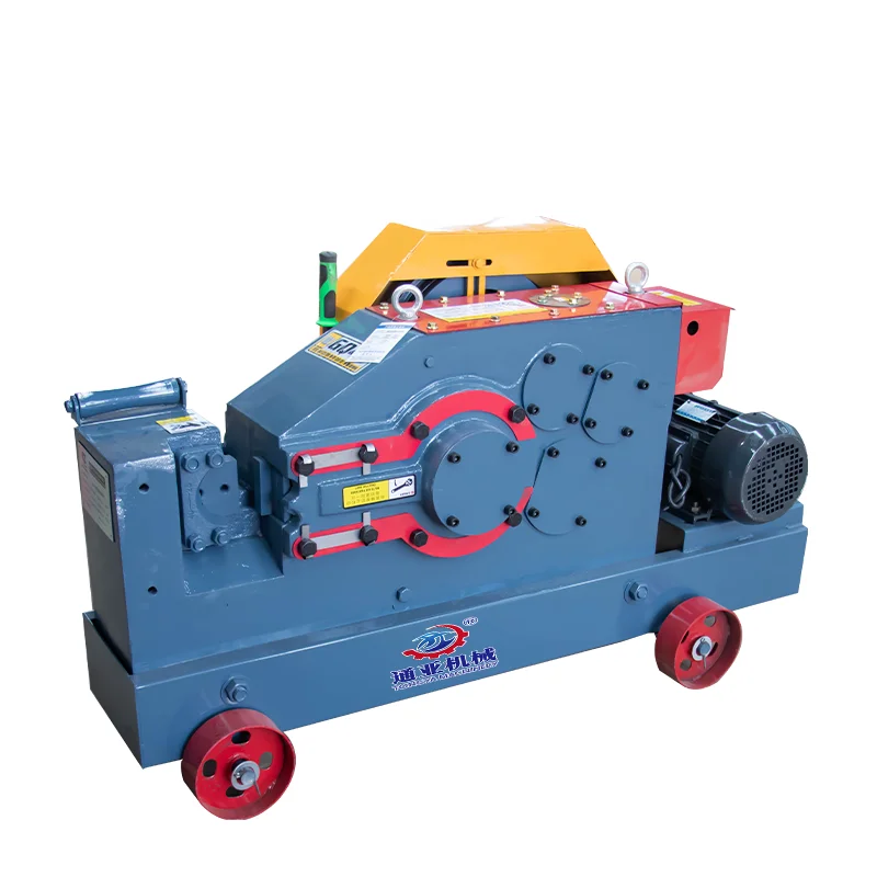 Steel cutting off machine rod reinforcing automatic angle bar cutter shearing steel rebars angle iron rebar cutting machine