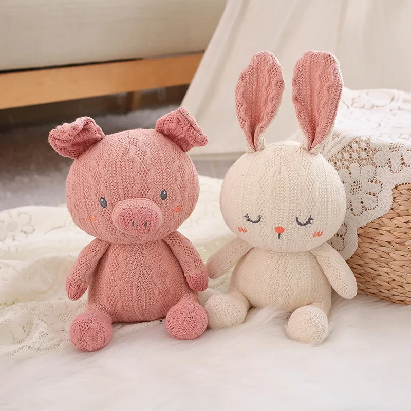 Wholesale OEM Cute Customized Handmade Stuffed Animal Doll Crochet Toy Baby Gift
