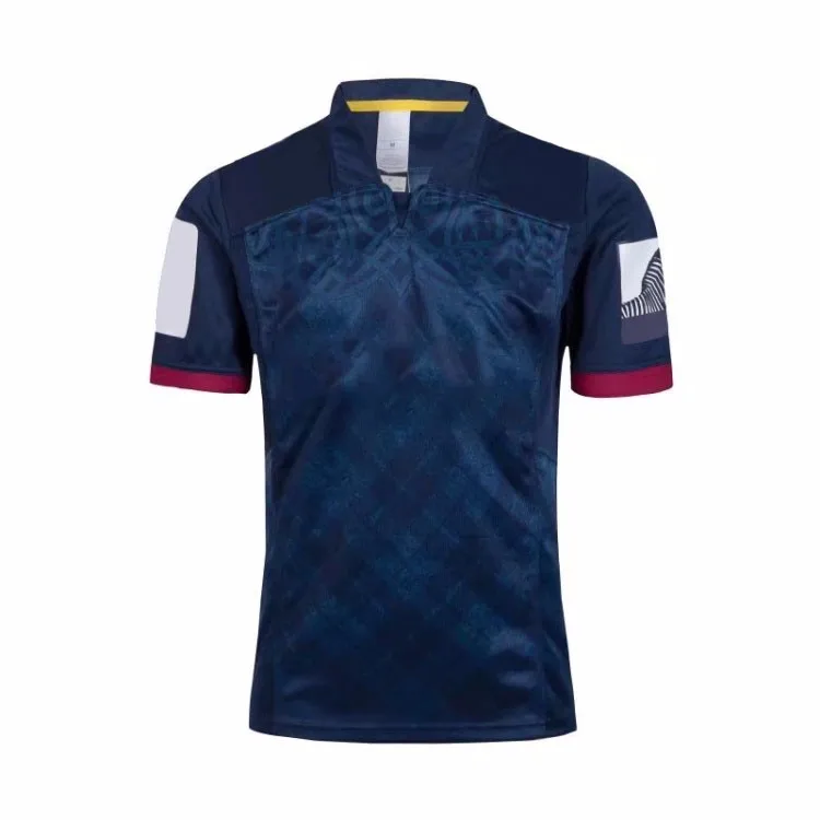 Polyester rugby polo shirt men practice tees