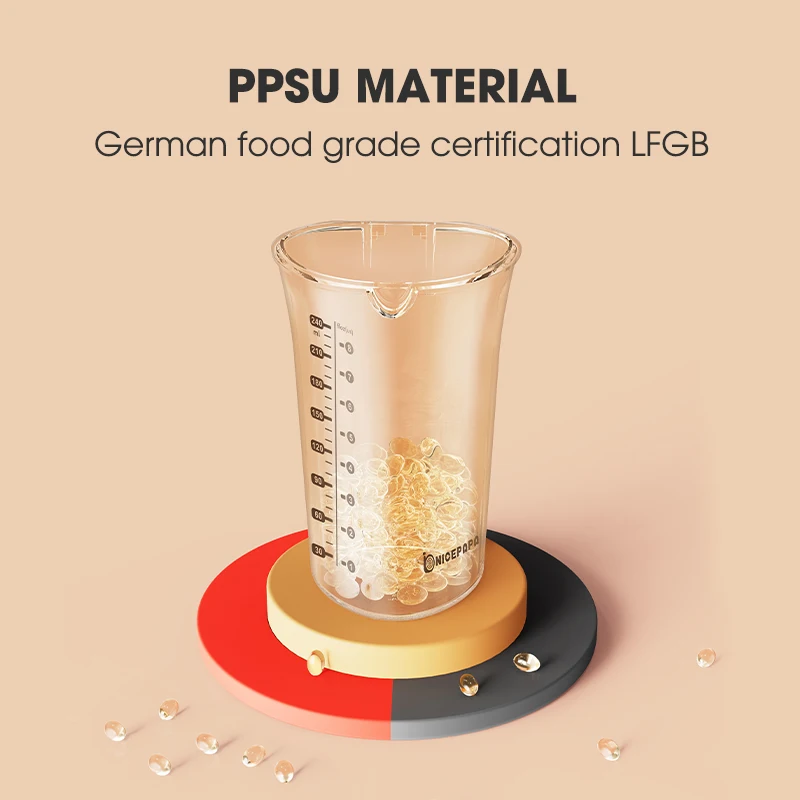 German food grade golden angle ppsu material water bottle for 0-6 month baby travel feeding