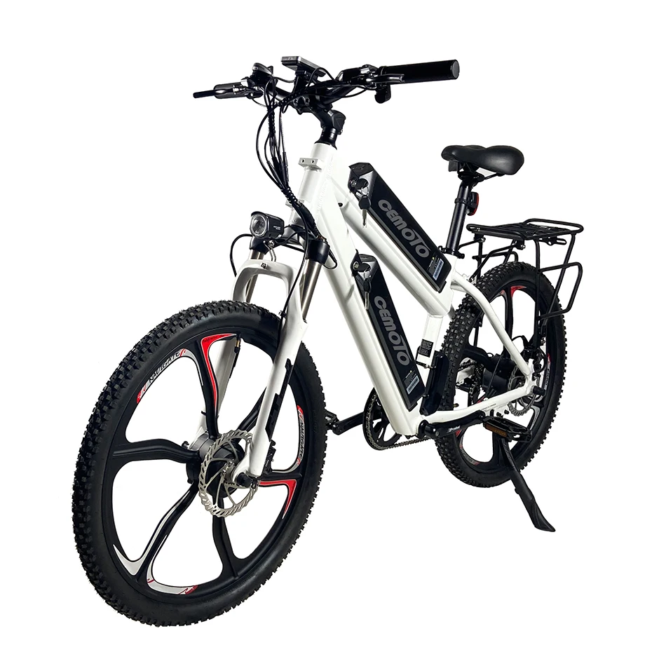 2022 мощный 48V 500W задний привод для е-байка двойной 15ah литиевая батарея горный велосипед 26 дюймов портативный Электрический способный преодолевать Броды взрослых