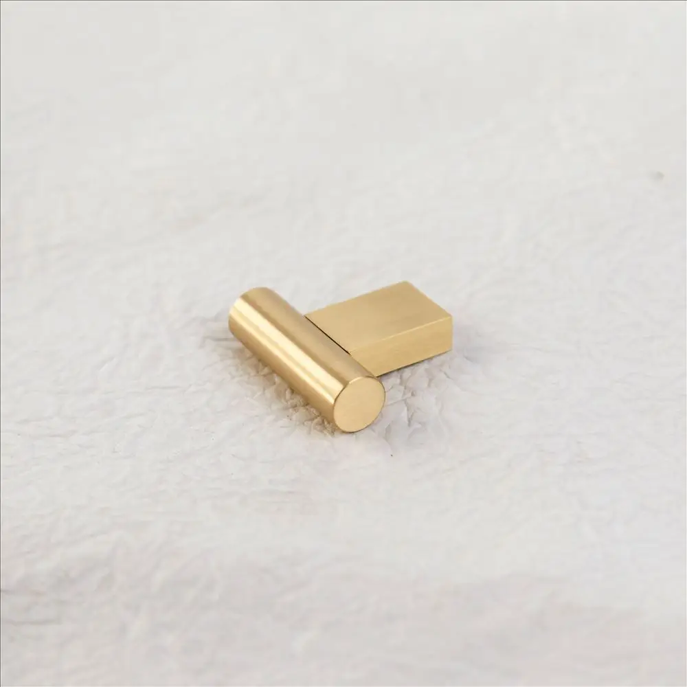 Maxery Minimalist Brass Furniture Handle Simple and Modern Drawer Cabinet Wardrobe Pull Knobs New Pulls Furniture Hardware