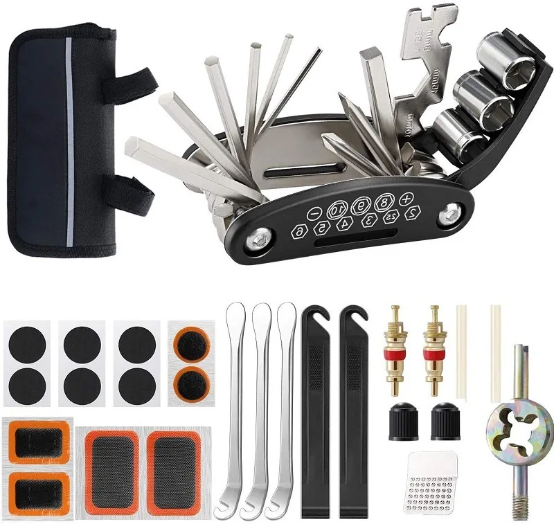 Набор инструментов Santu для ремонта велосипедов, многофункциональный мешочек для хикинга (1600173491324)