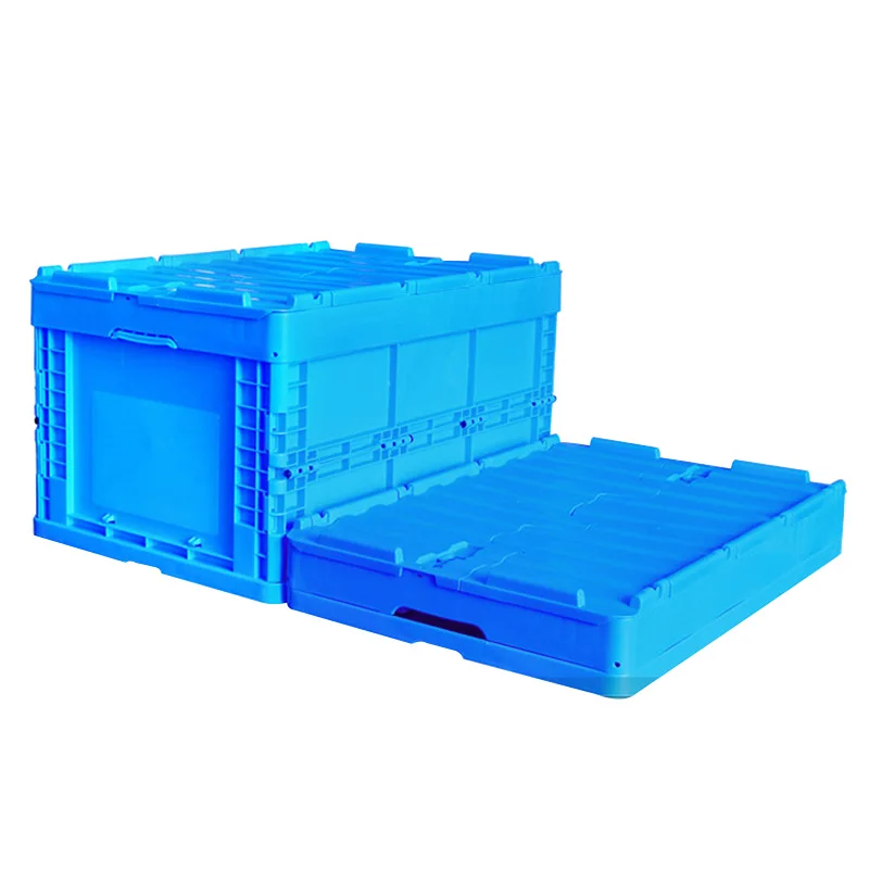 Factory Moving Crate Plastic Turnover Box 70L Tote Seafood Crates Plastic vegetable crate supplier for Logistics Transportation
