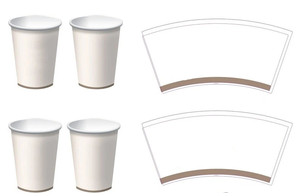 Flexography printing custom logo 16OZ ice cream disposable paper cup