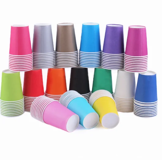 High quality paper cup fan coated pe cheap bulk water paper cups paper cup for yogurt with seal