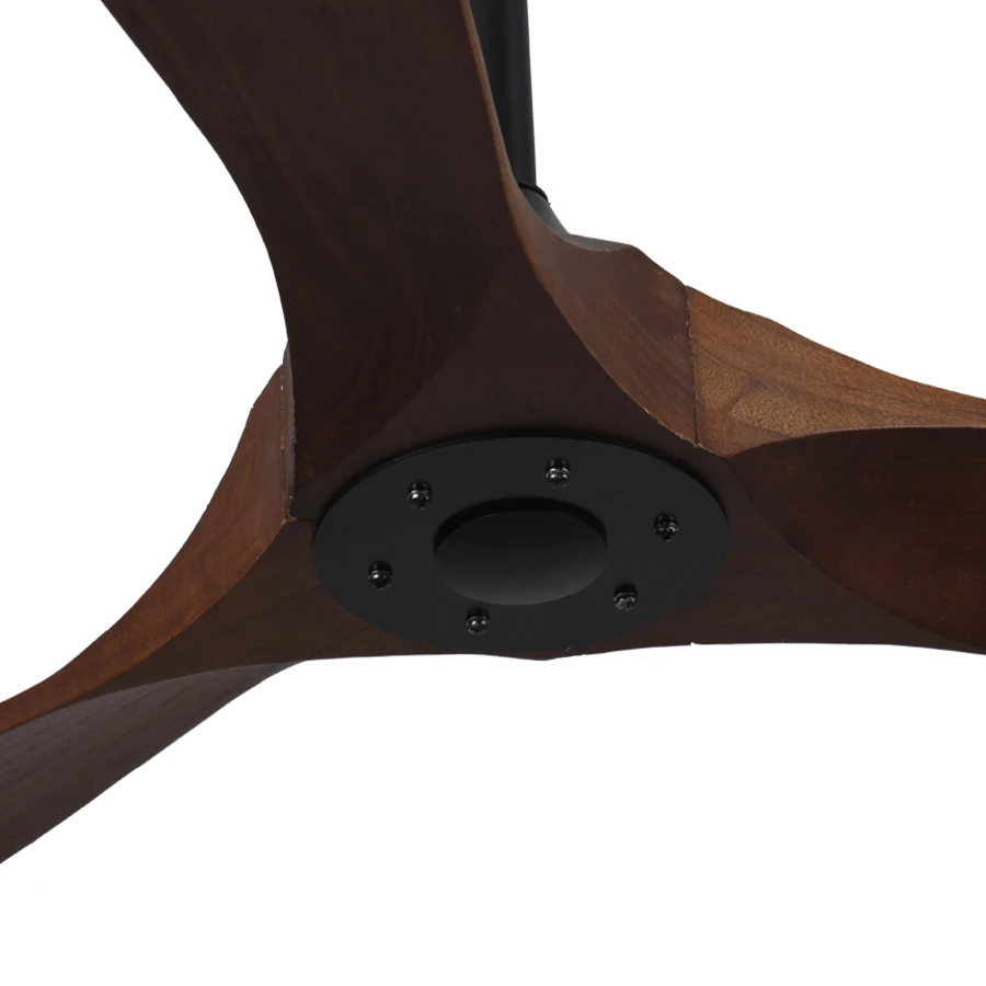 60 Inches Modern Nordic Fancy 3  Wood Wooden Blade  Energy Saving DC Motor Decorative Ceiling Fan with remote control