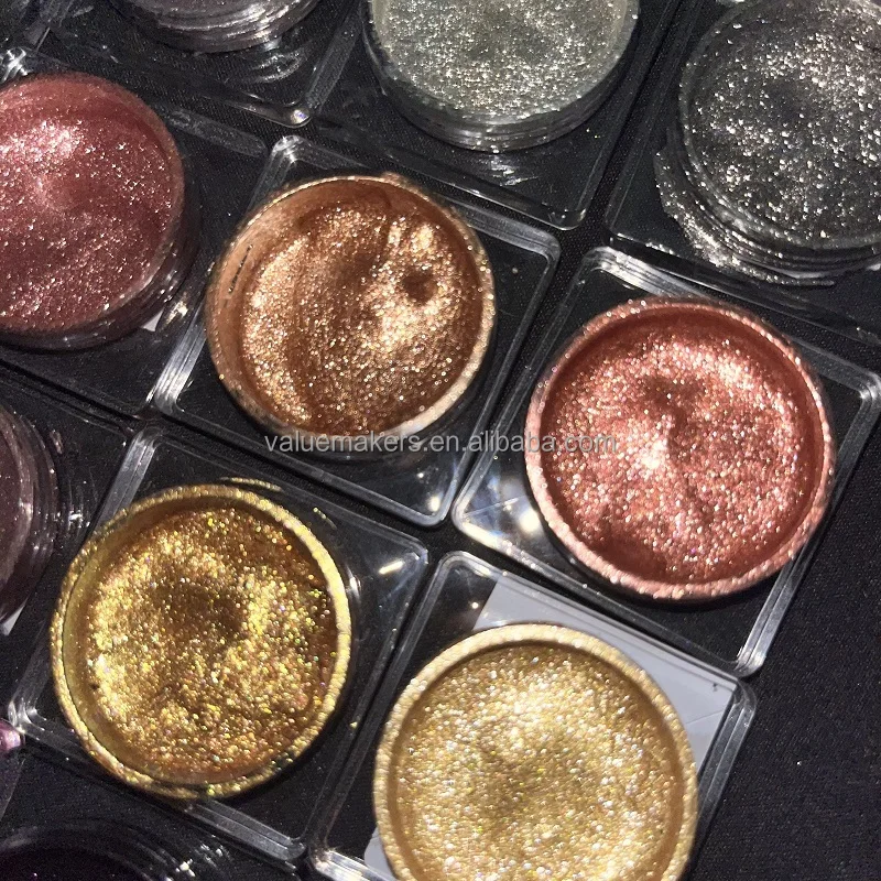 New Arrival Private Label Face Eye Beauty No LOGO Jelly Highlighting Cream Bronzer Golden GEL Diamond Glitter Rose Highlighter