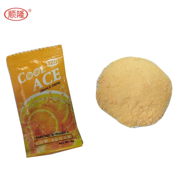 
Hot Sale Fruit Flavor Instant Soft Drink Powder , Orange Flavored Juice Soft Drink Instant Fruit Juice Powder 